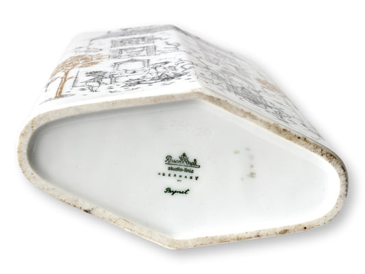 1960s Rosenthal Porcelain Peynet Signed Vase