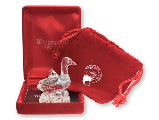 Waterford “Six Geese A-Laying” Crystal Ornament – 2000