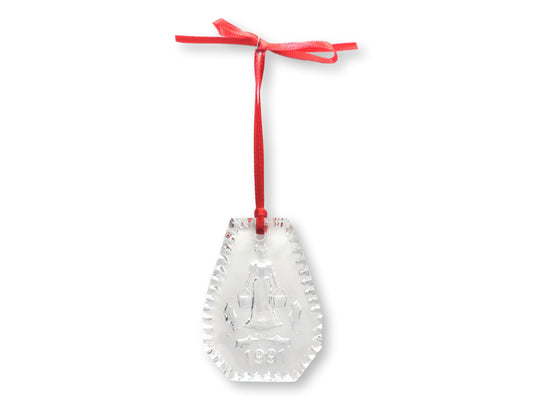 1991  Waterford Crystal "Eight Maids A-Milking" Ornament