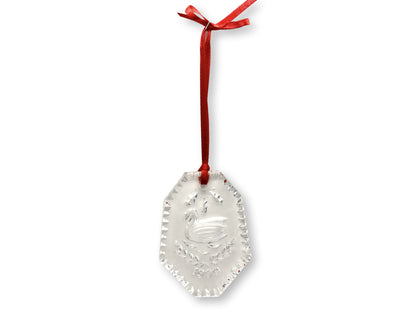 Waterford “Seven Swans A-Swimming” Crystal Ornament – 1990