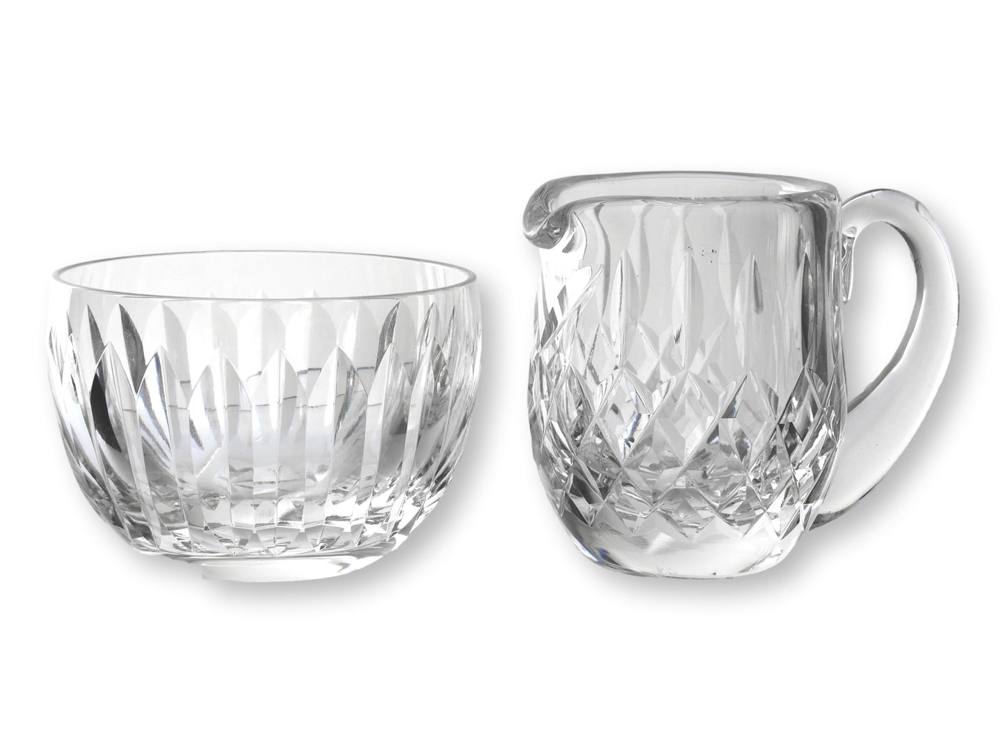 Waterford Crystal Lismore Cream & Sugar