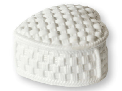 Tiffany Basketweave Heart Ring Box