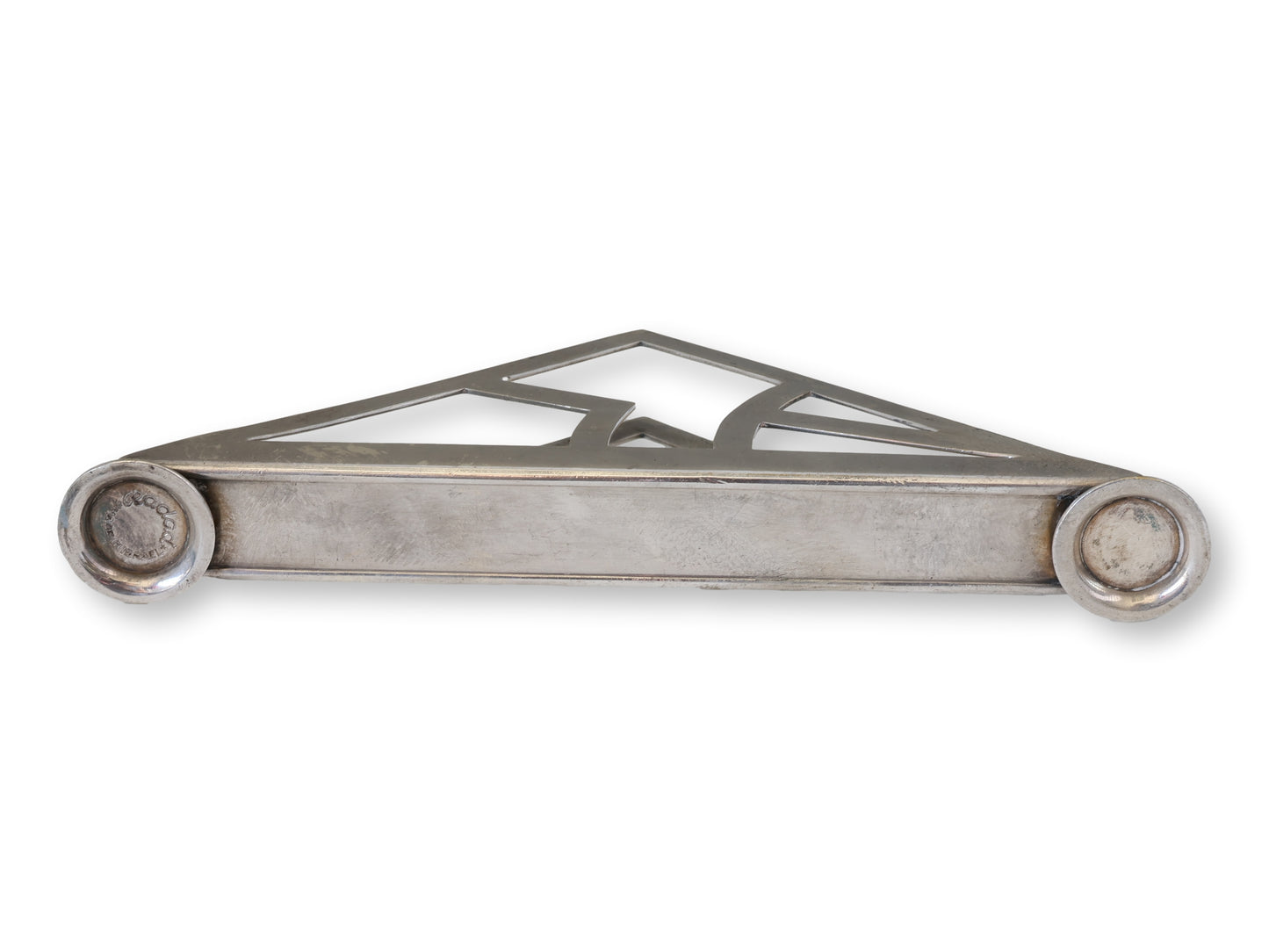 Modernist Silverplate Napkin Holder