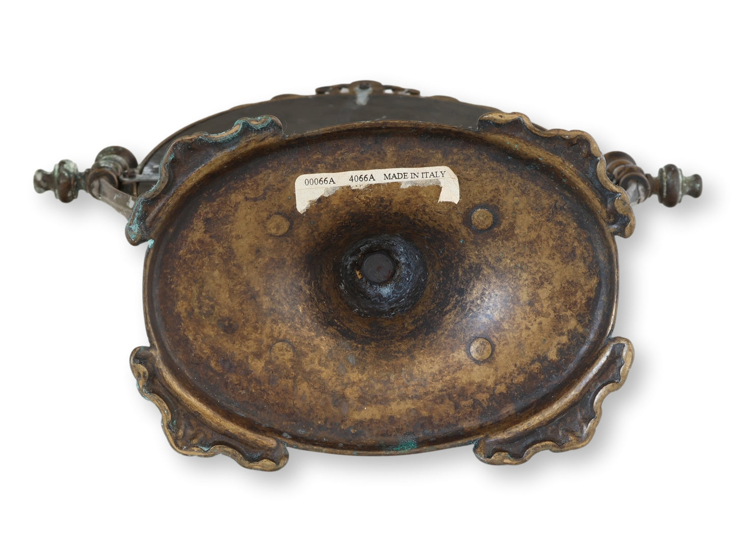 Midcentury Italian Brass Tilting Vanity Mirror