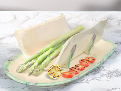 Antique Longchamps French Asparagus Serving Set