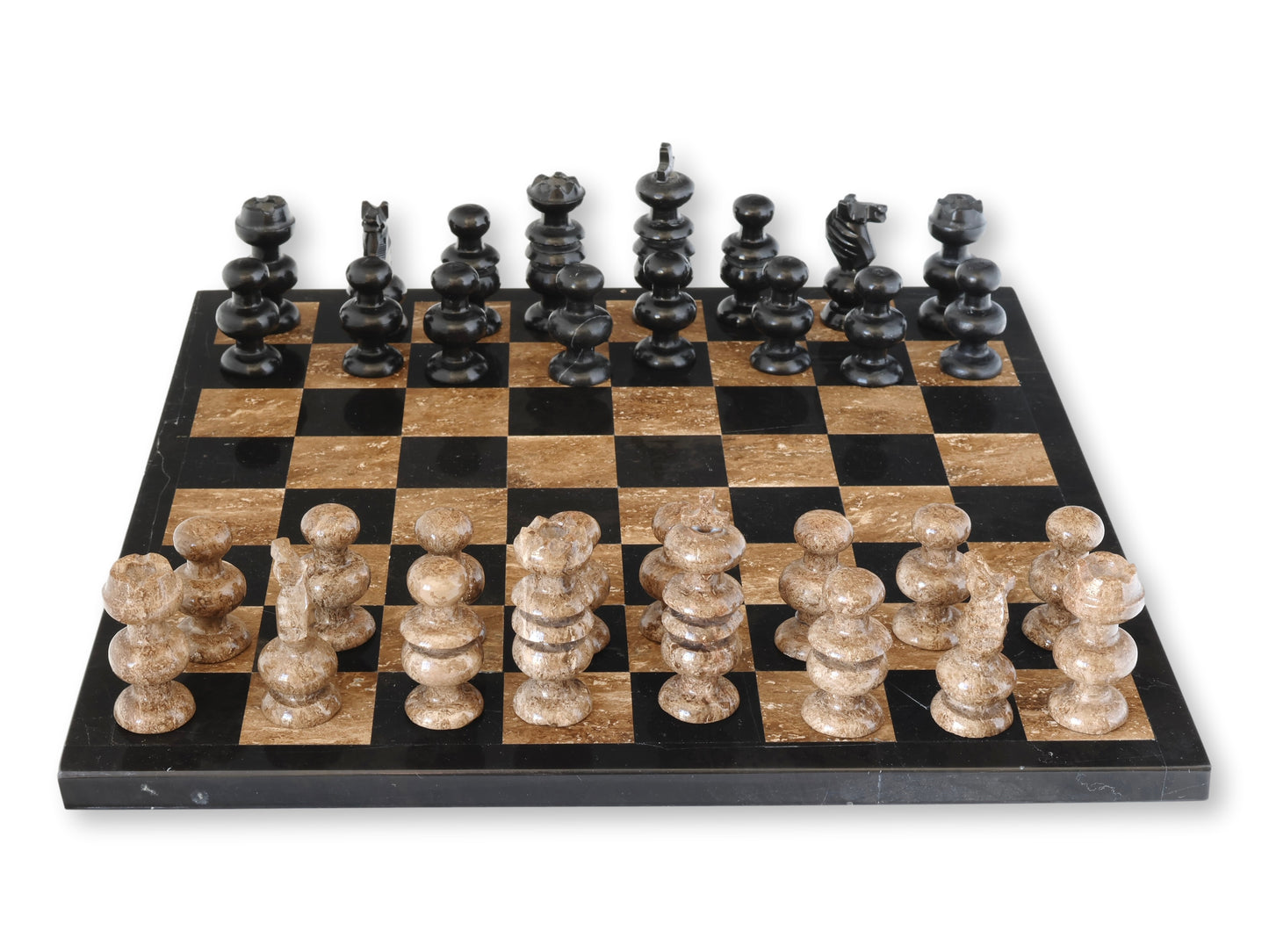 Midcentury Italian Marble Chess Set