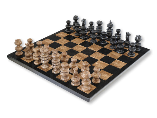 Midcentury Italian Marble Chess Set