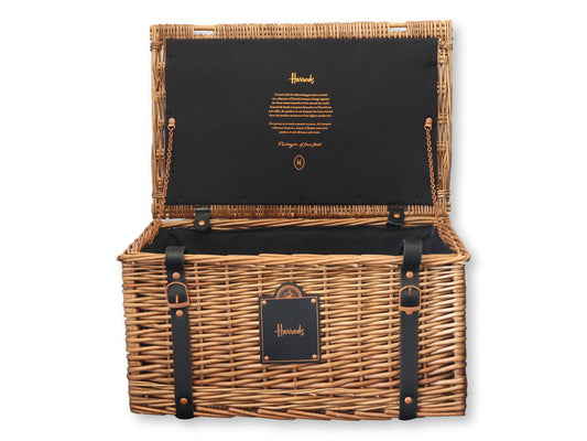 Harrods of London Wicker Picnic Basket