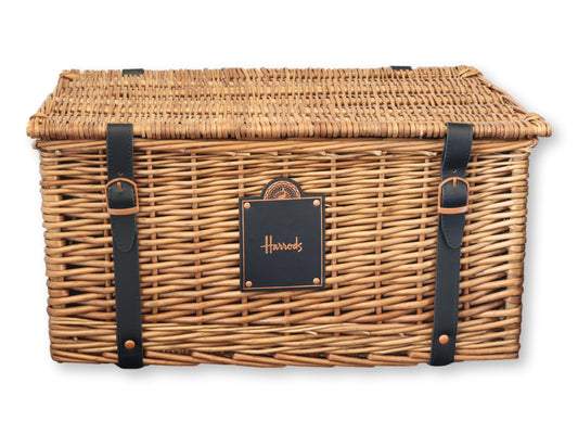 Harrods of London Wicker Picnic Basket