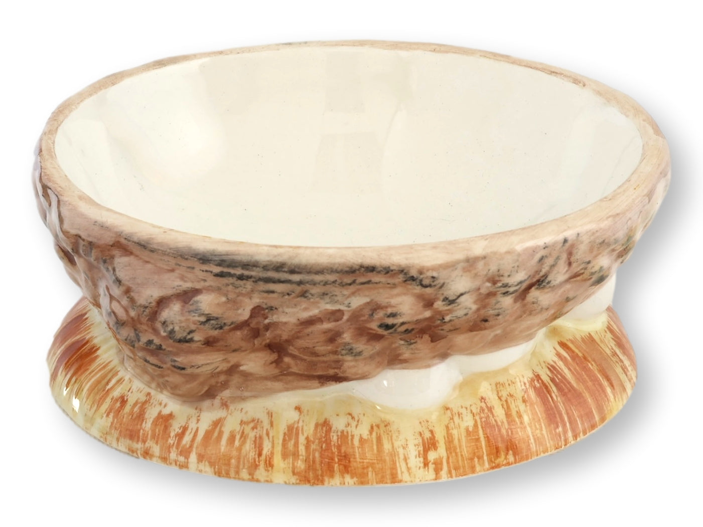 Pair of Michel Caugant French Majolica Hen Tureens