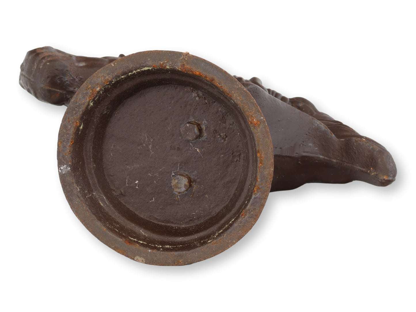 Antique Cast Iron Horse Head Sculpture