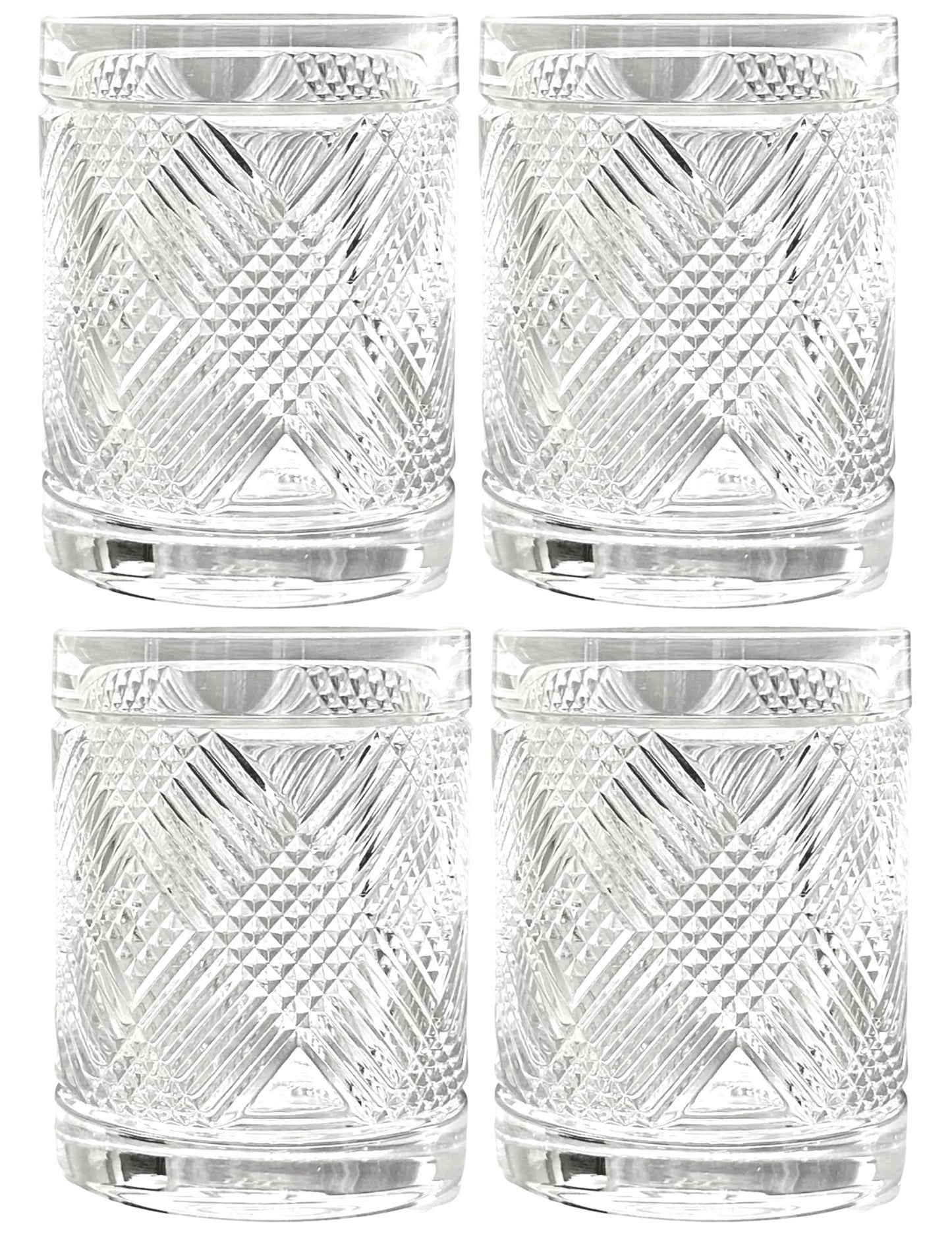 Ralph Lauren Argyle Double Old Fashioned Glasses, Set of 4
