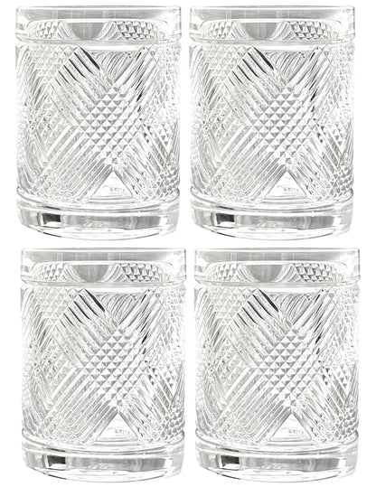 Ralph Lauren Argyle Double Old Fashioned Glasses, Set of 4
