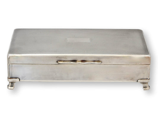 Midcentury Silverplate Cigarette Box