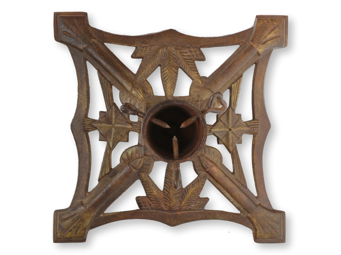Art Deco Cast Iron Christmas Tree Stand