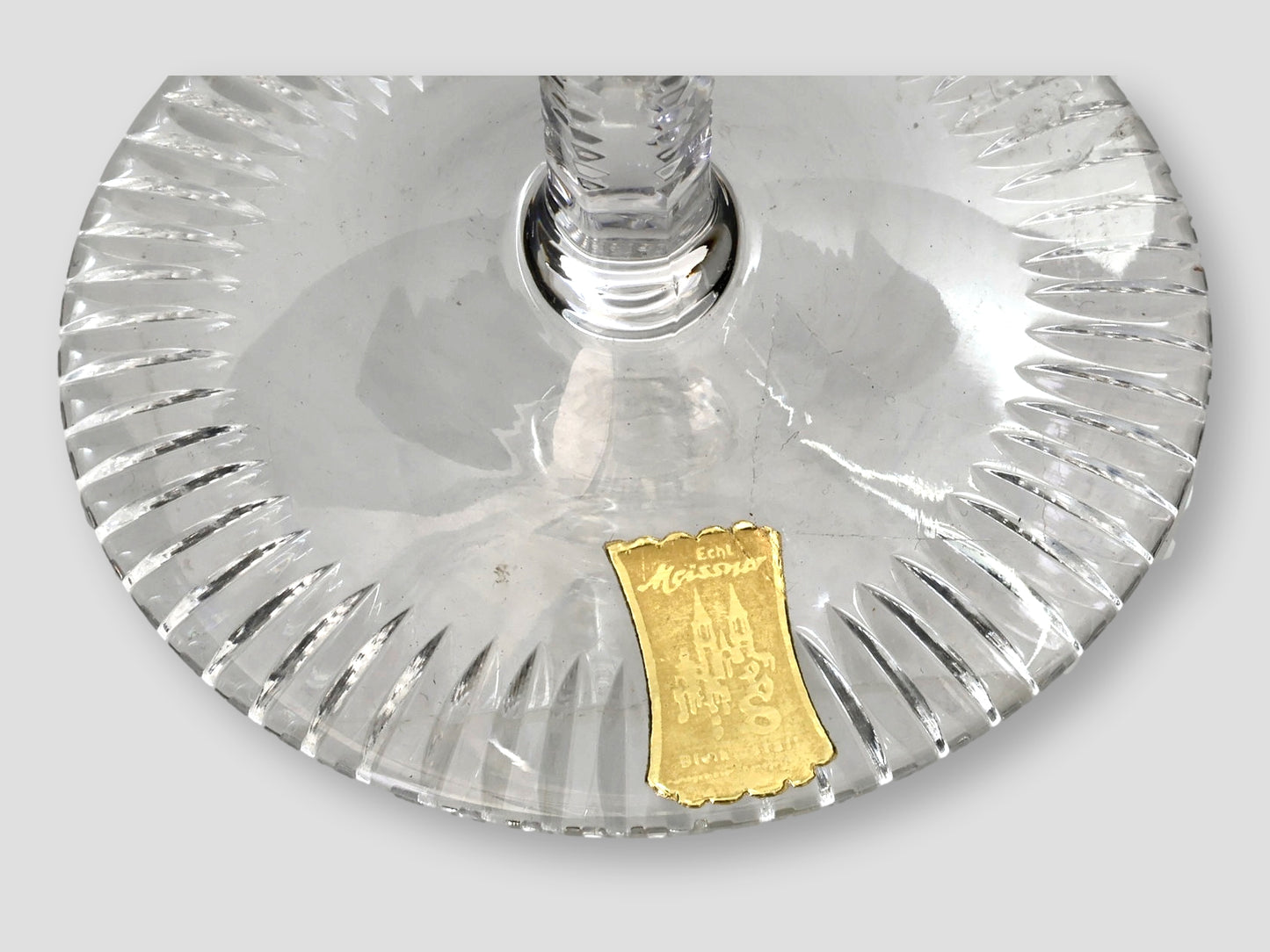 Echt Meissner Meissen Crystal Champagne Coupes, Set of 4