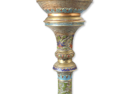 Early 20th Century Japanese Cloisonne Plant Stand