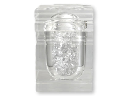 Midcentury Italian Lucite “Ice Block” Ice Bucket in the Albrizzi Style