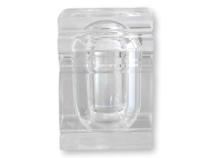Midcentury Italian Lucite “Ice Block” Ice Bucket in the Albrizzi Style