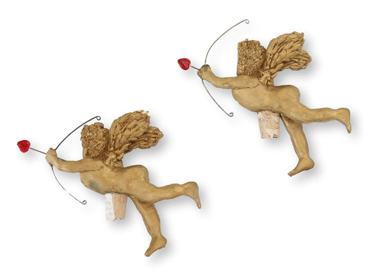 Midcentury Florentine Cherub Bottle Stoppers