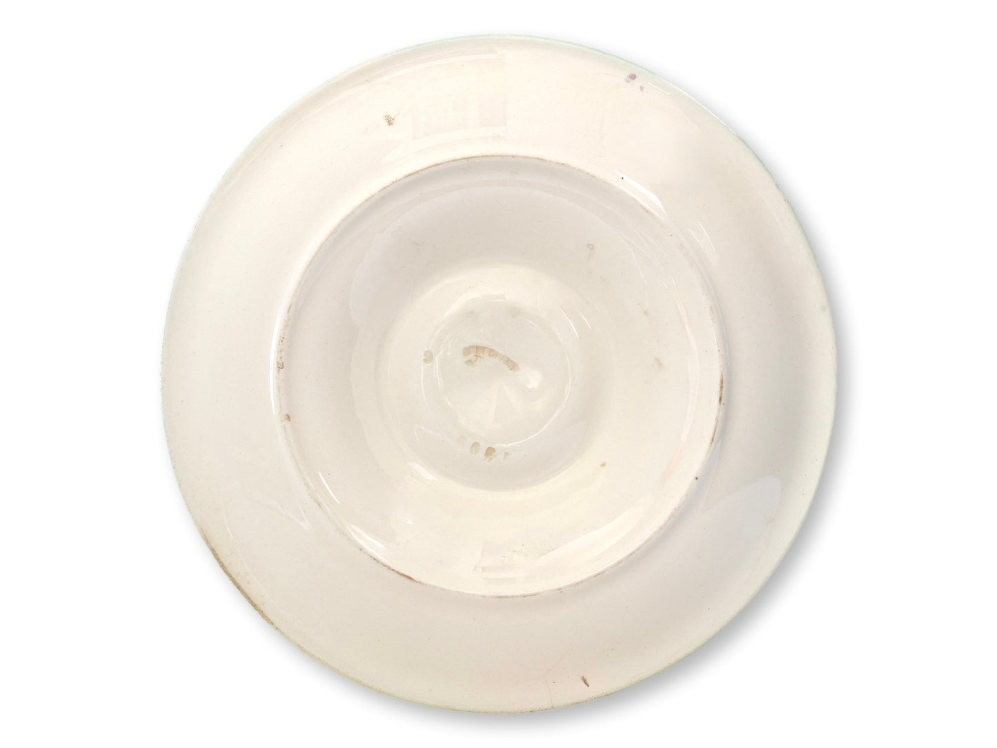 French Longchamp Terre de Fer Majolica Artichoke Plates, Set of 4