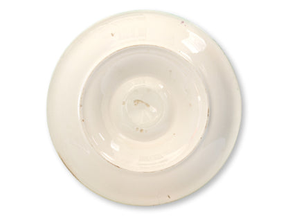 French Longchamp Terre de Fer Majolica Artichoke Plates, Set of 4