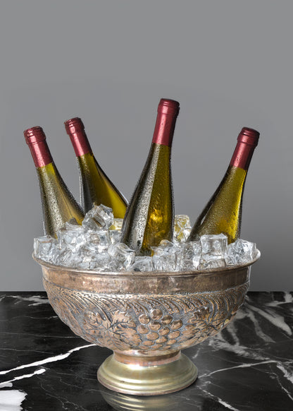 Extra Large Vintage Silverplate Multi-Bottle Champagne & Wine Cooler