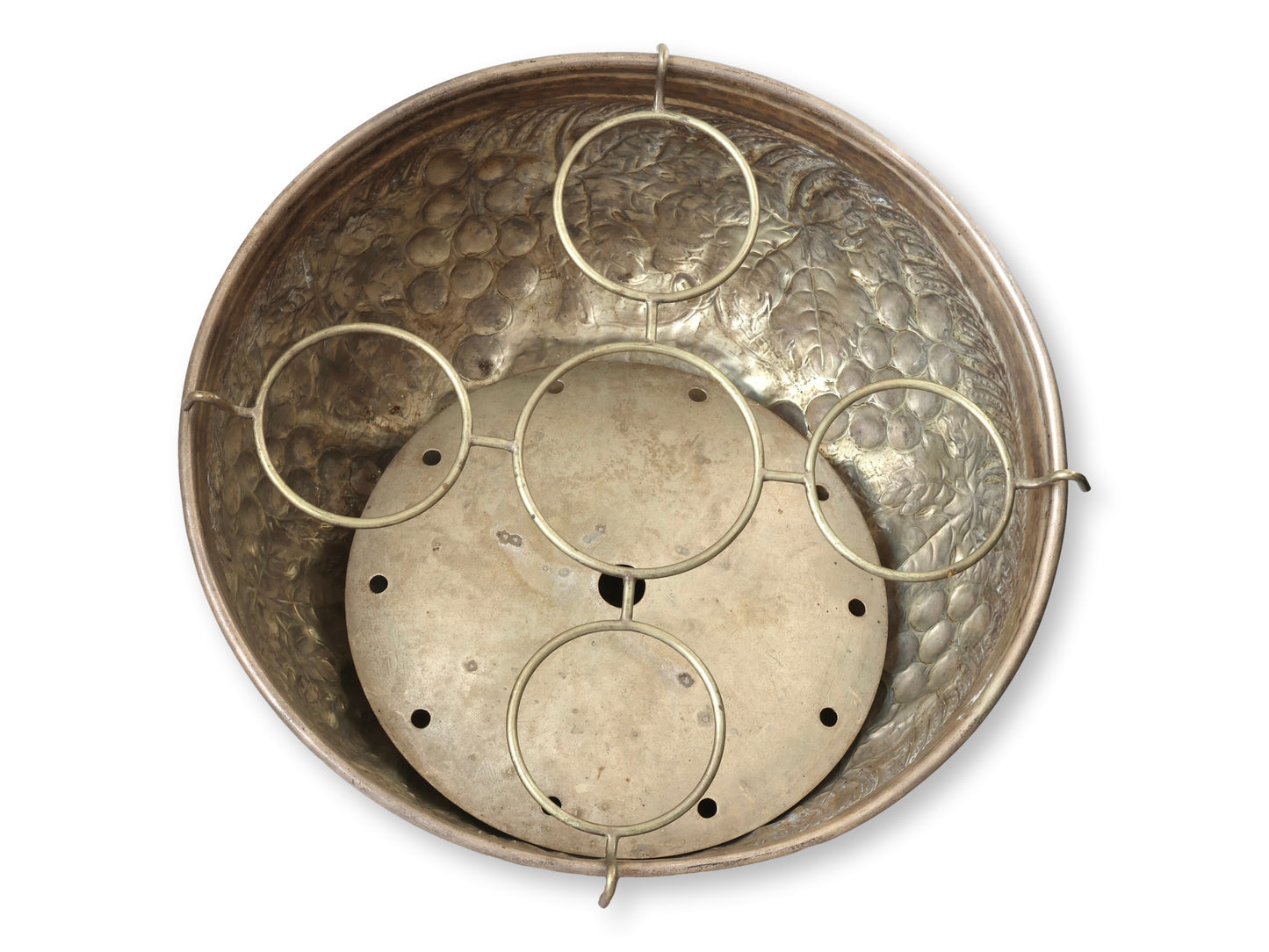 Extra Large Vintage Silverplate Multi-Bottle Champagne & Wine Cooler