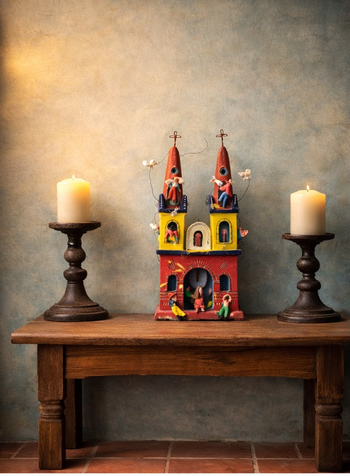 Mexican Folk Art J. Medrano Church