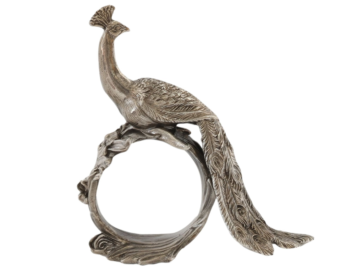 Reed & Barton 1824 Collection "Peacock" Napkin Ring