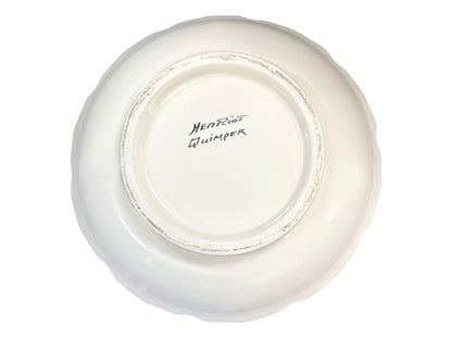 Henriot Quimper Guy Trévoux Black Serving Bowl