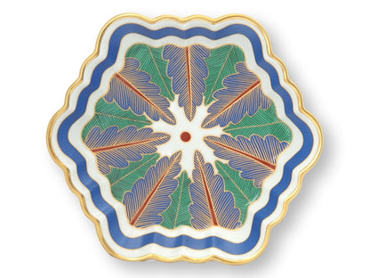 Mottahedeh "Charleston Feather" Hexagonal Tray