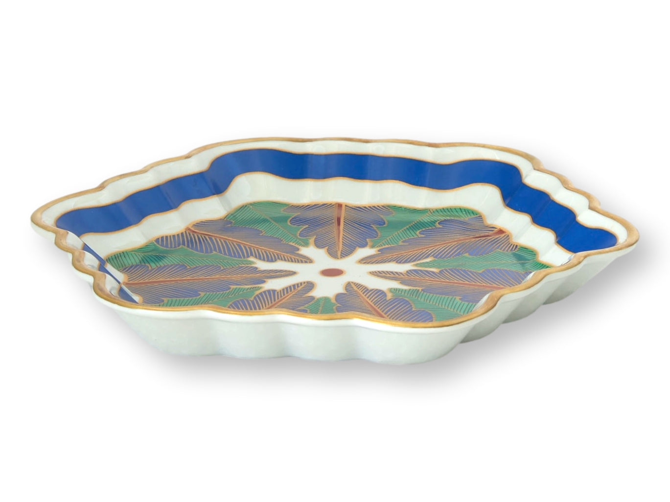 Mottahedeh "Charleston Feather" Hexagonal Tray