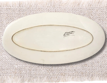 Quimper Guy Trévoux Black Serving Set, 11 Pieces