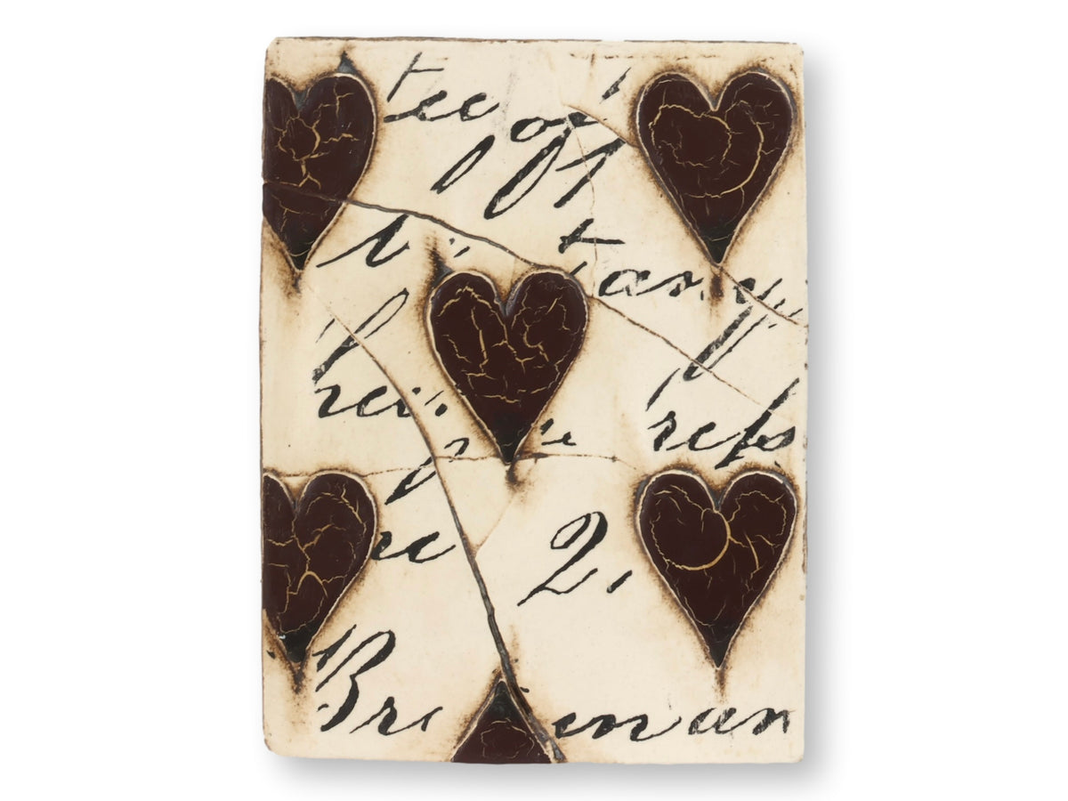 Sid Dickens Memory Block  "Hearts & Script"