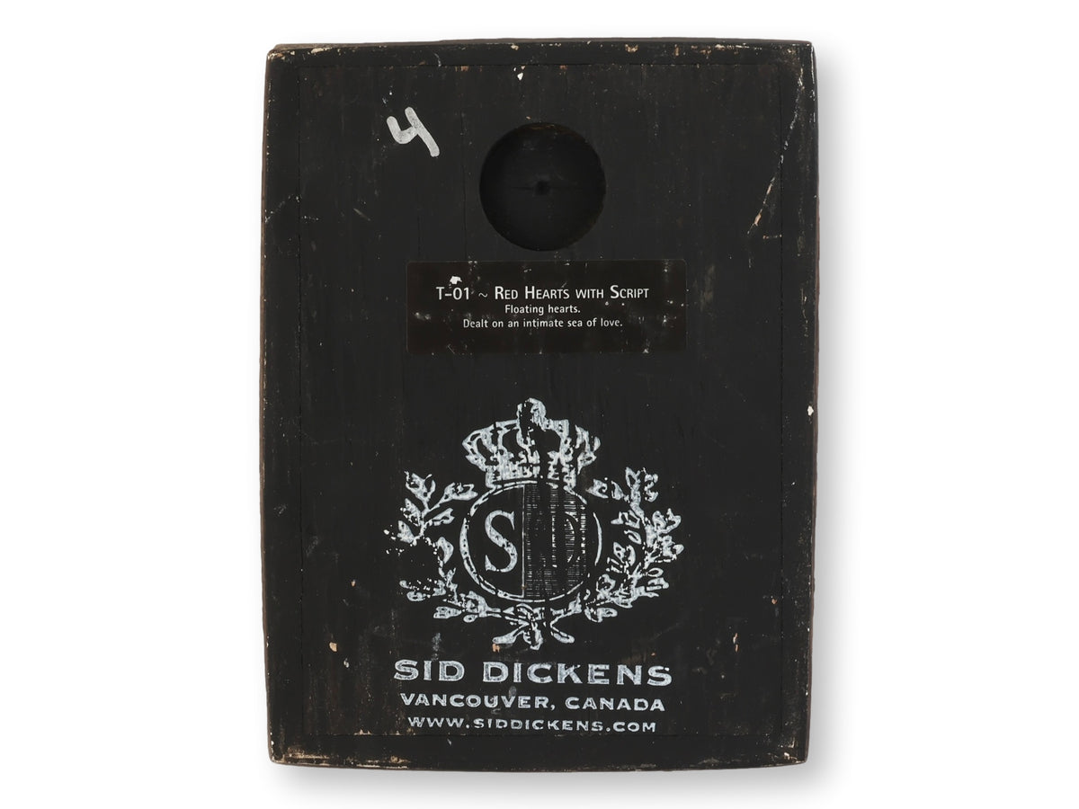 Sid Dickens Memory Block  "Hearts & Script"