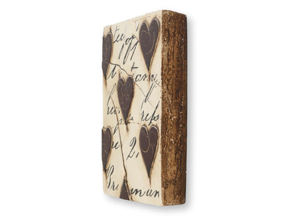 Sid Dickens Memory Block  "Hearts & Script"