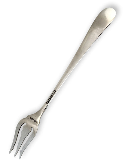 Antique Schofield Baltimore Rose Sterling Silver Pickle Fork
