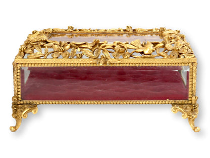 Exceptional Midecntury Matson Ormolu Jewelry Box
