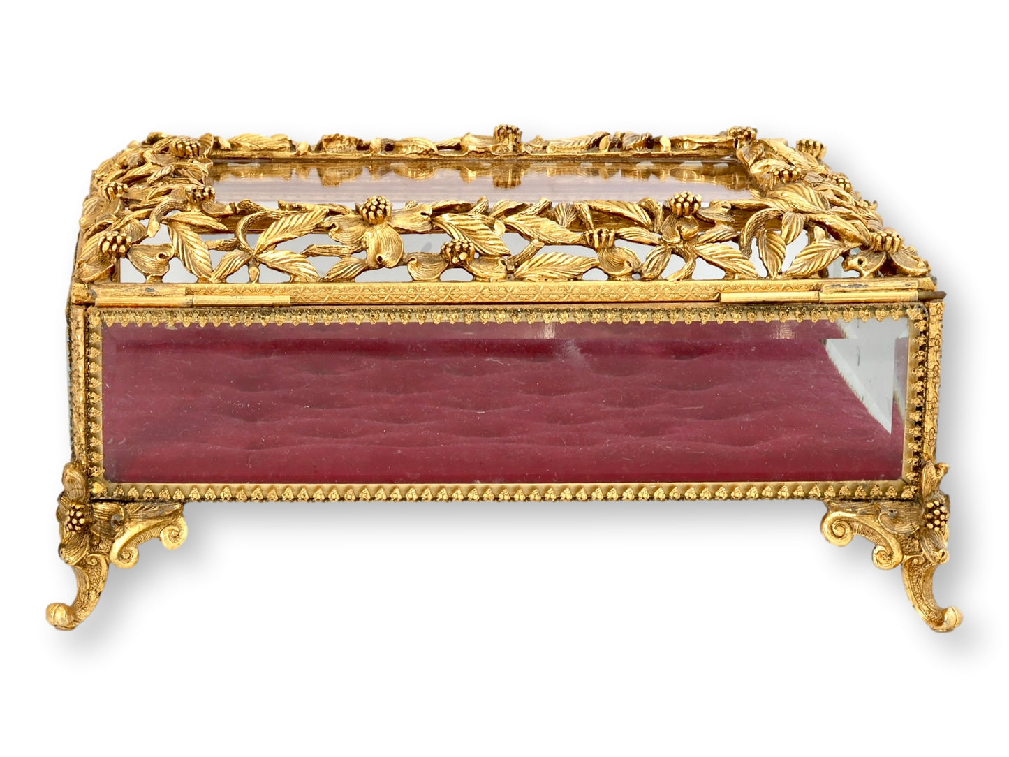 Exceptional Midecntury Matson Ormolu Jewelry Box