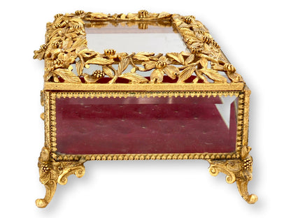 Exceptional Midecntury Matson Ormolu Jewelry Box
