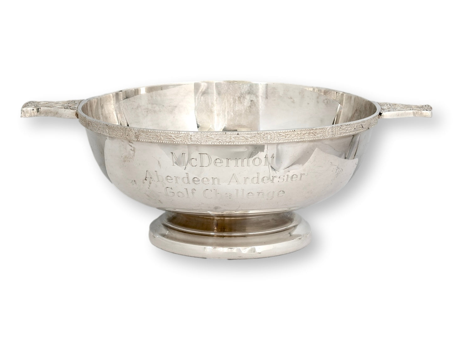 Scottish Aberdeen Golf Tournament Silverplate Trophy