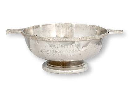 Scottish Aberdeen Golf Tournament Silverplate Trophy