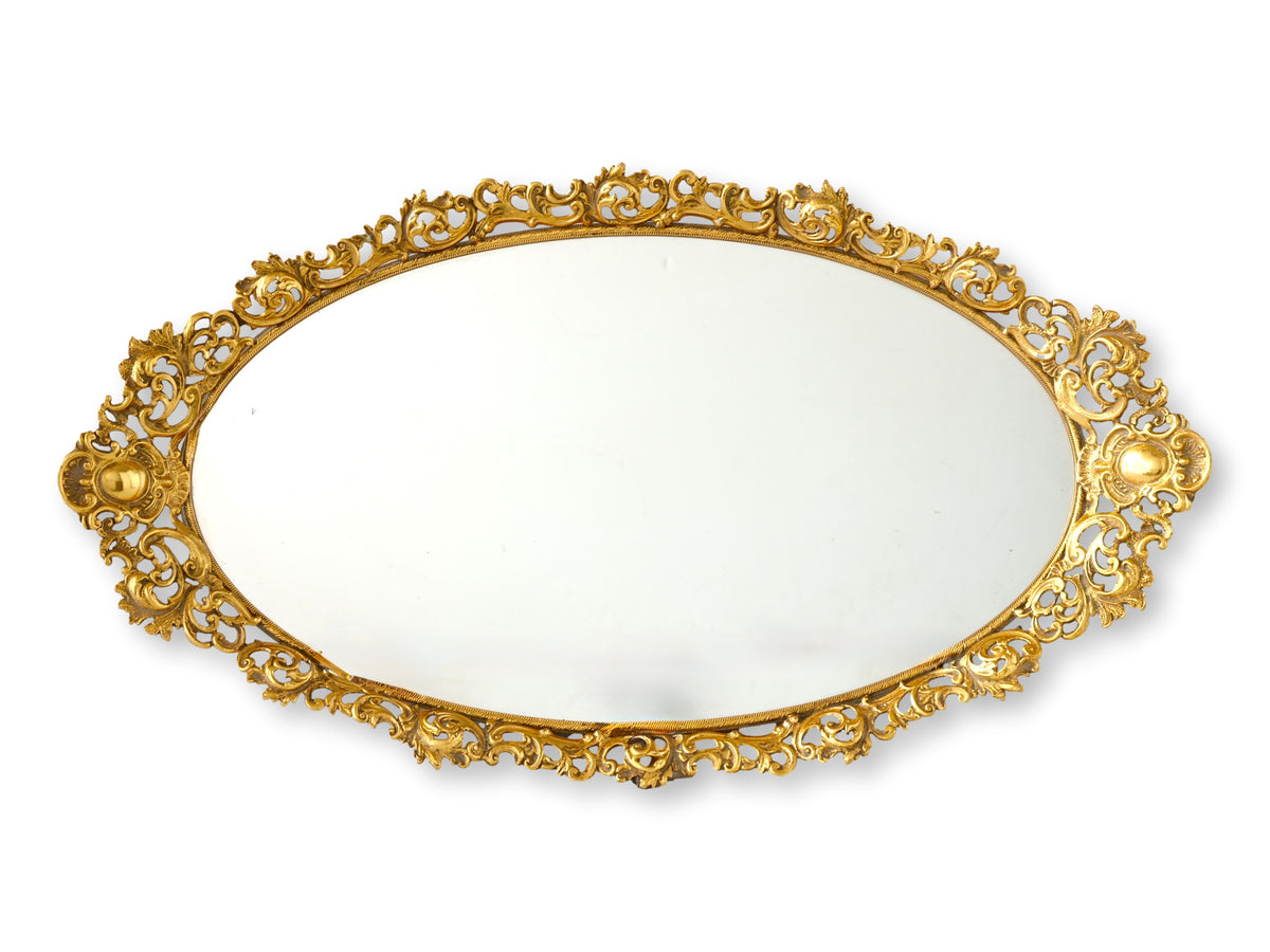 Midcentury Mirror & Vanity Set