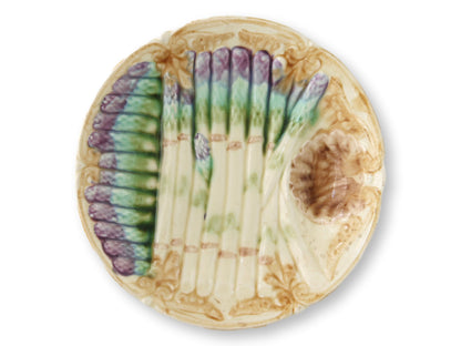 Antique French Asparagus Serving Plate