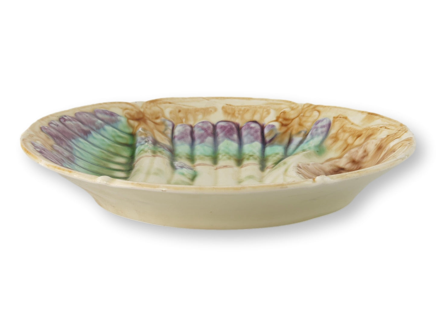 Antique French Asparagus Serving Plate