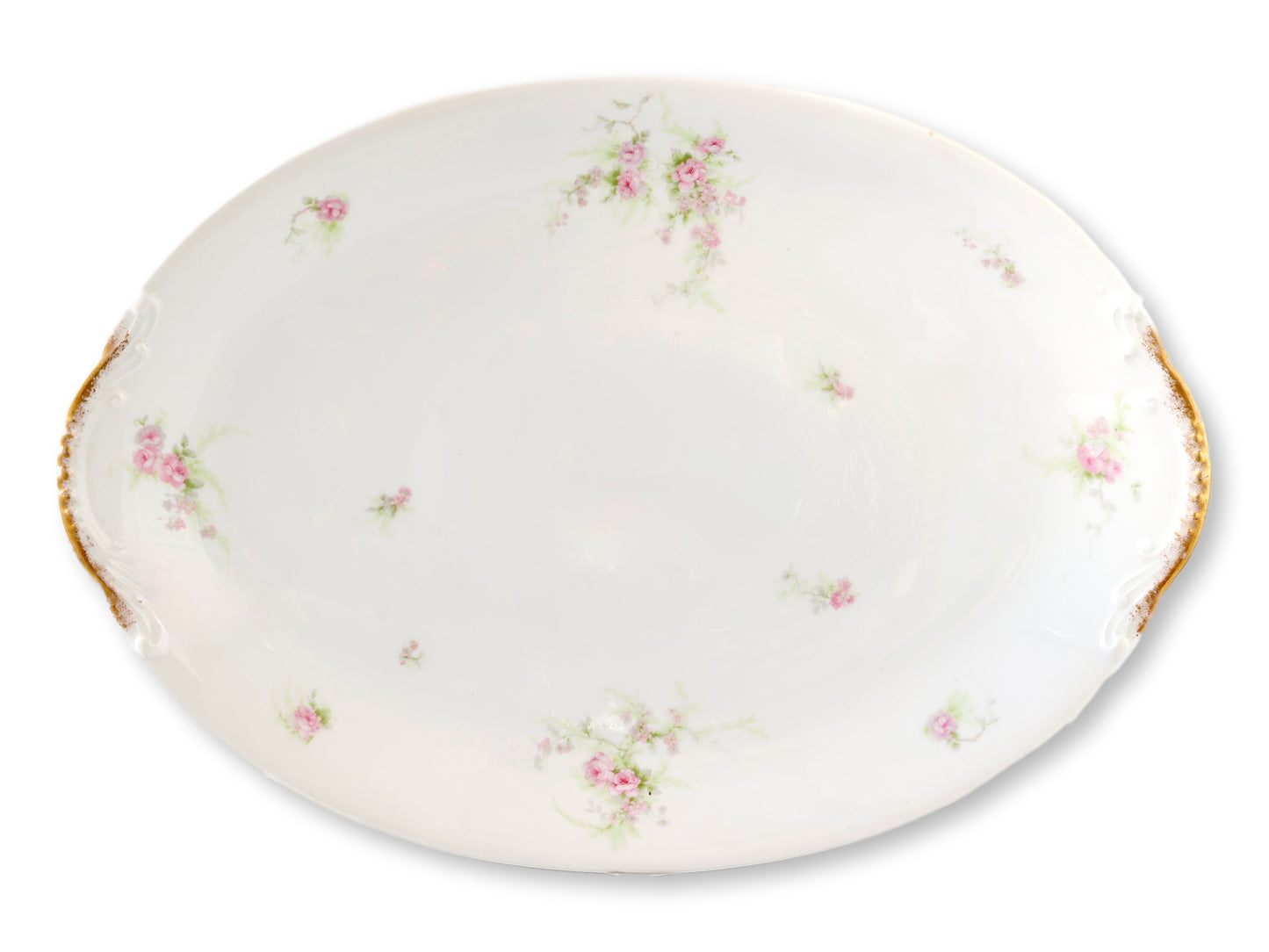 Antique Limoges Porcelain Large Serving Platter