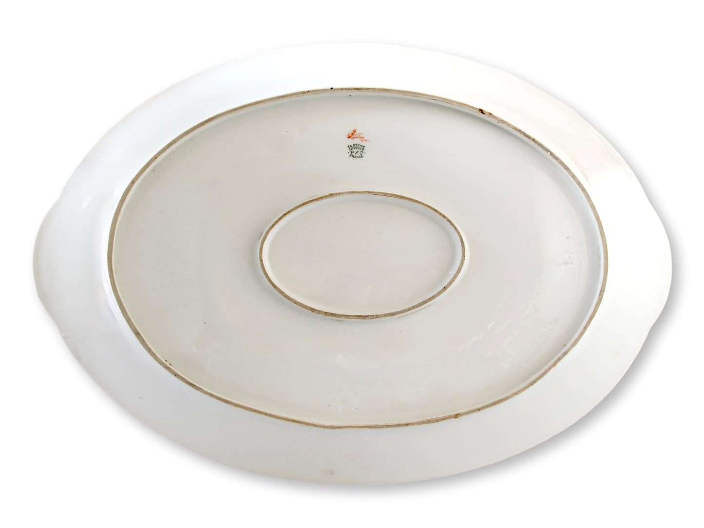 Antique Limoges Porcelain Large Serving Platter