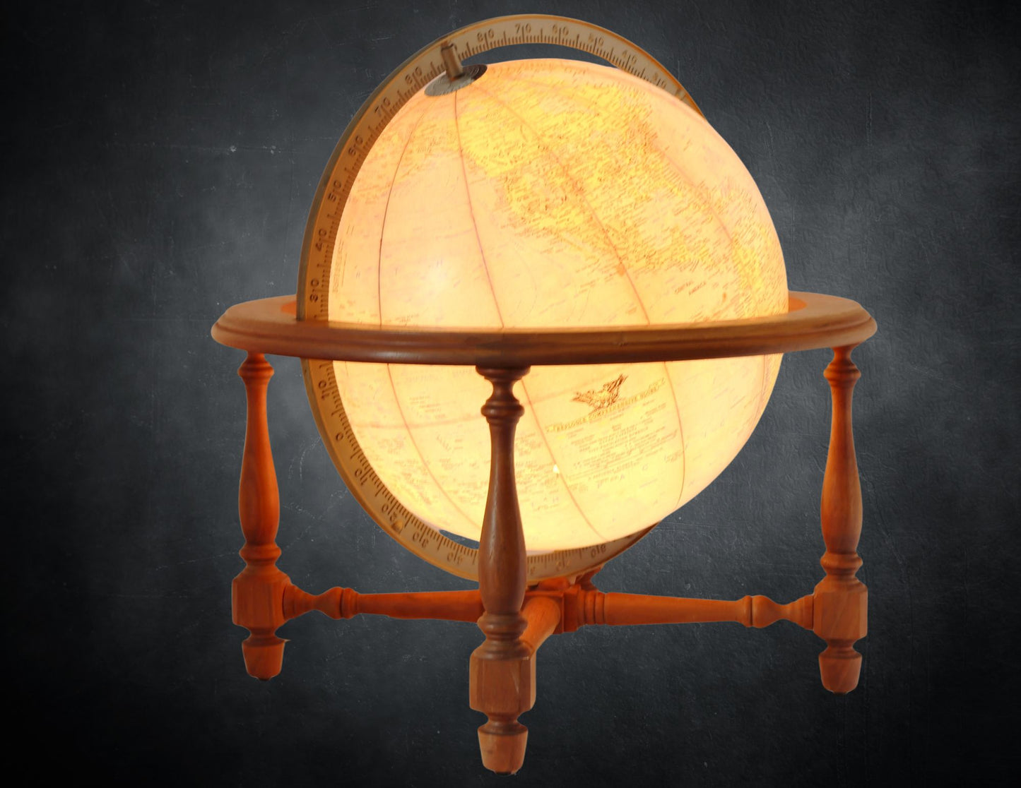 Vintage Large Globe Lamp