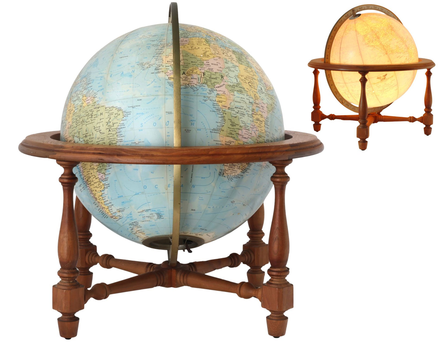 Vintage Large Globe Lamp
